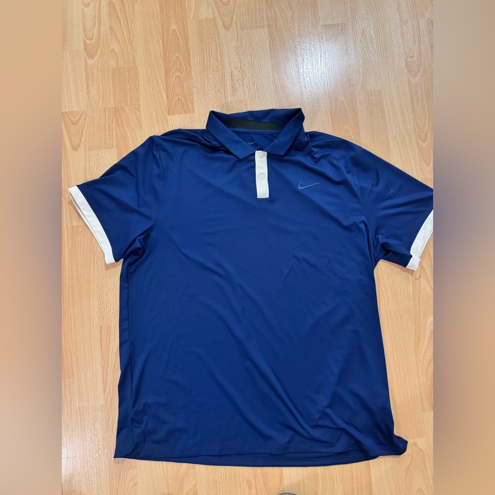 Men's Blue Nike Polo Shirt new XL